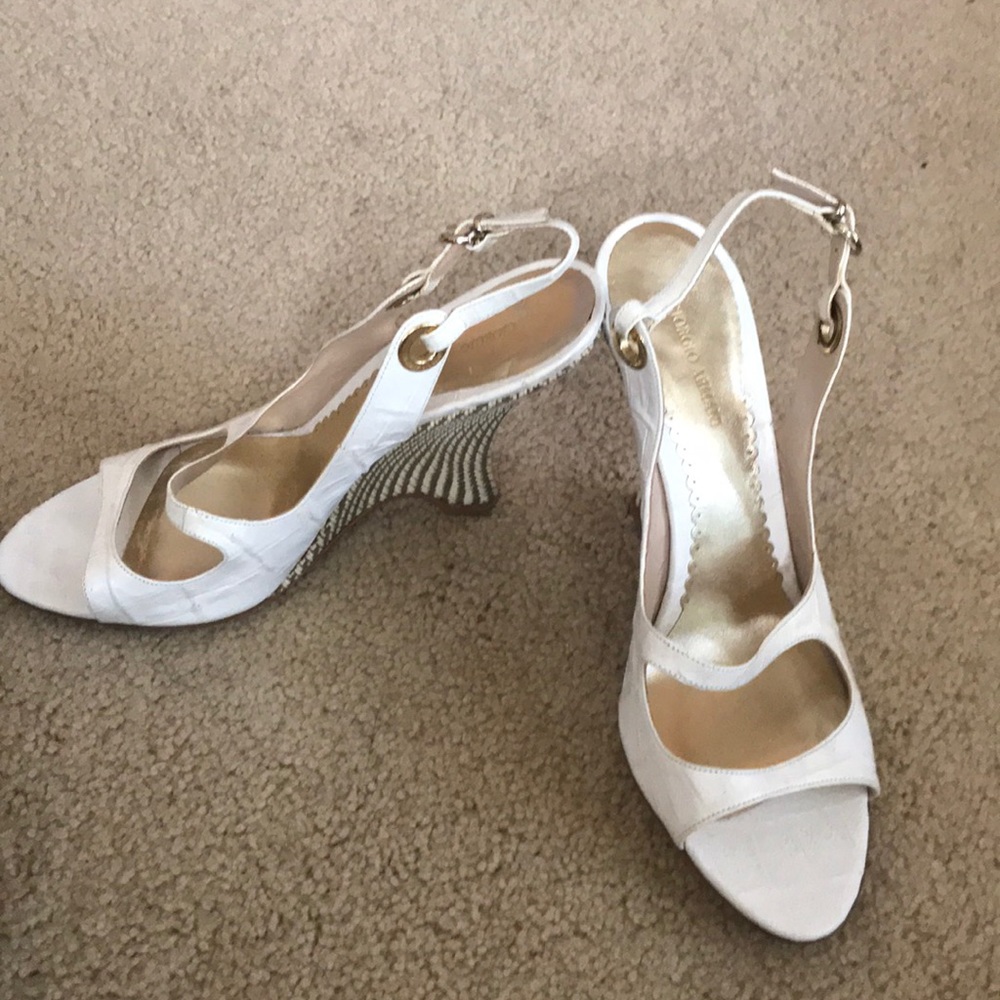 Authentic Giorgio Armani Wedges